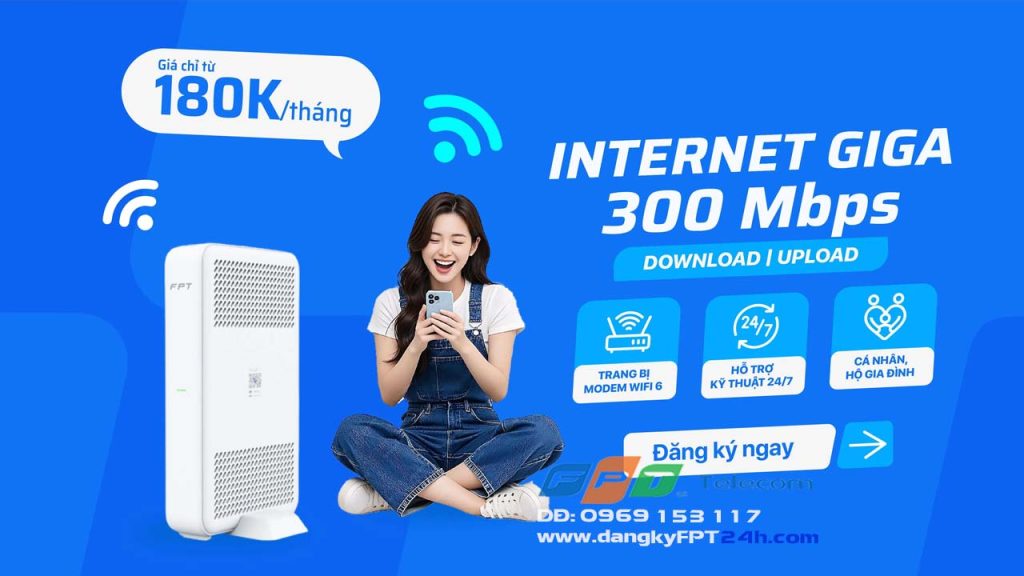 Gắn mạng wifi FPT Quảng nam