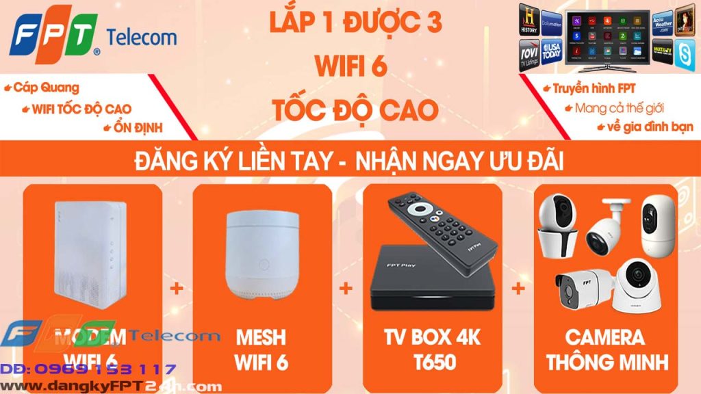 Lắp mạng internet FPT Nam định